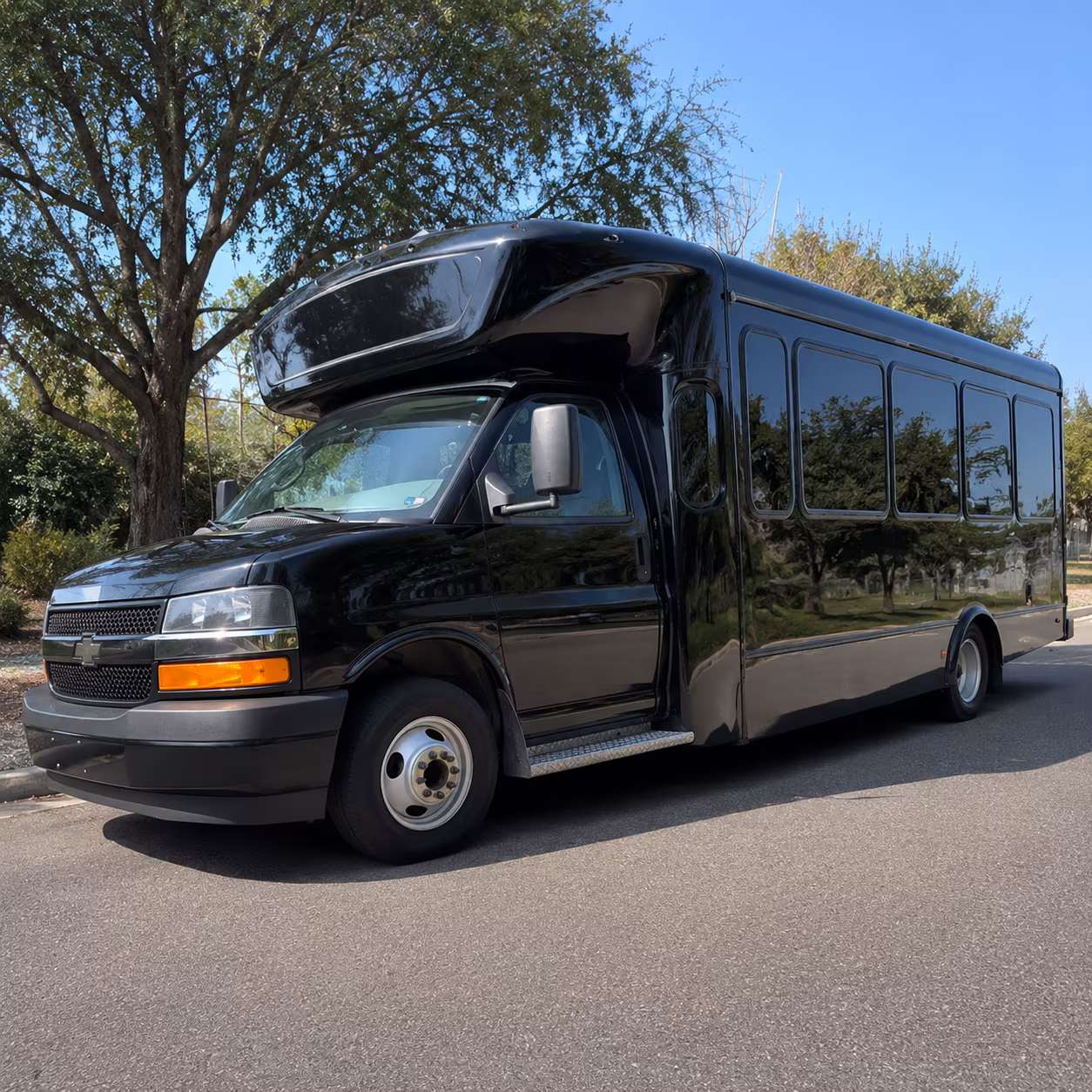 moore party bus booking step 1