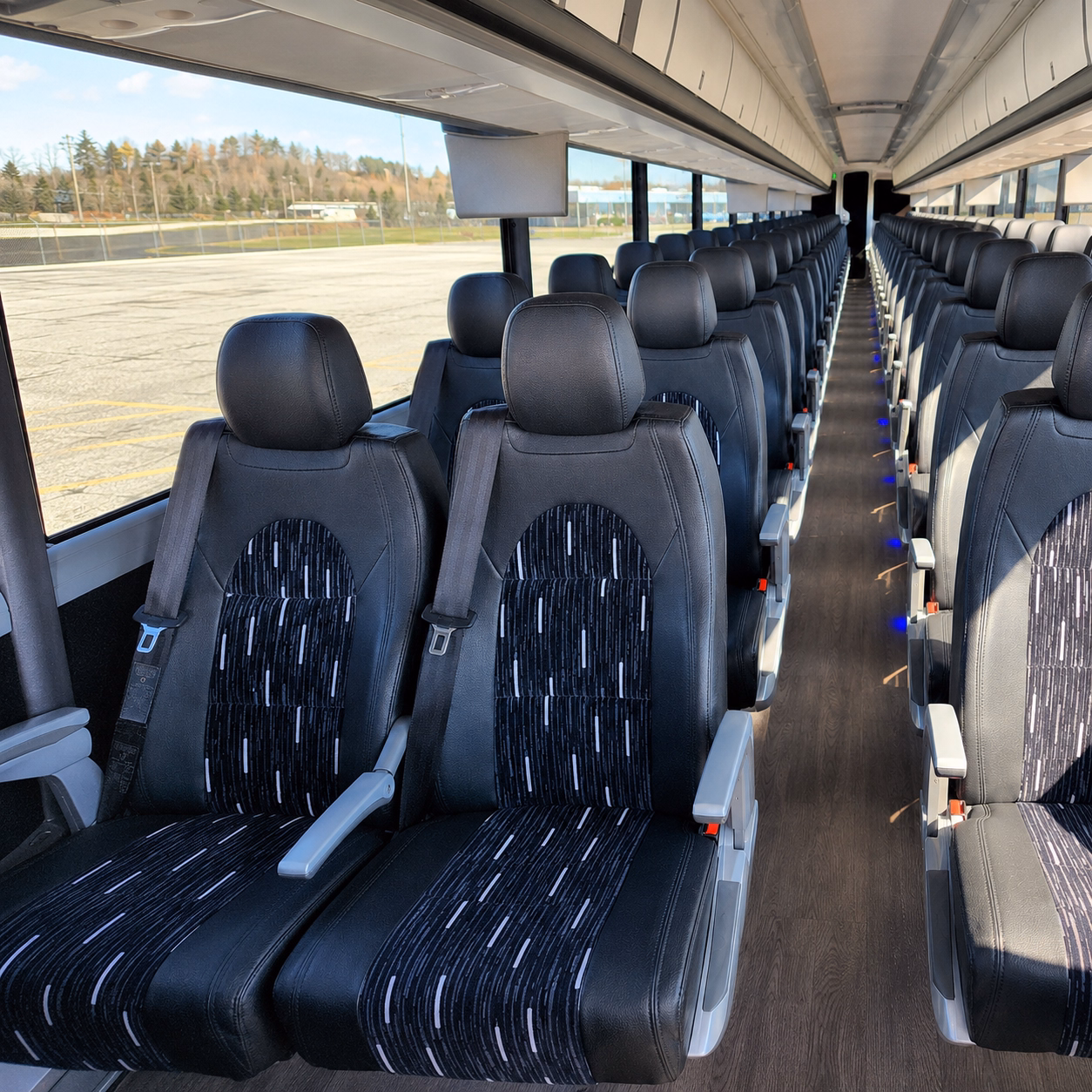 moore school event transportation onboard seating