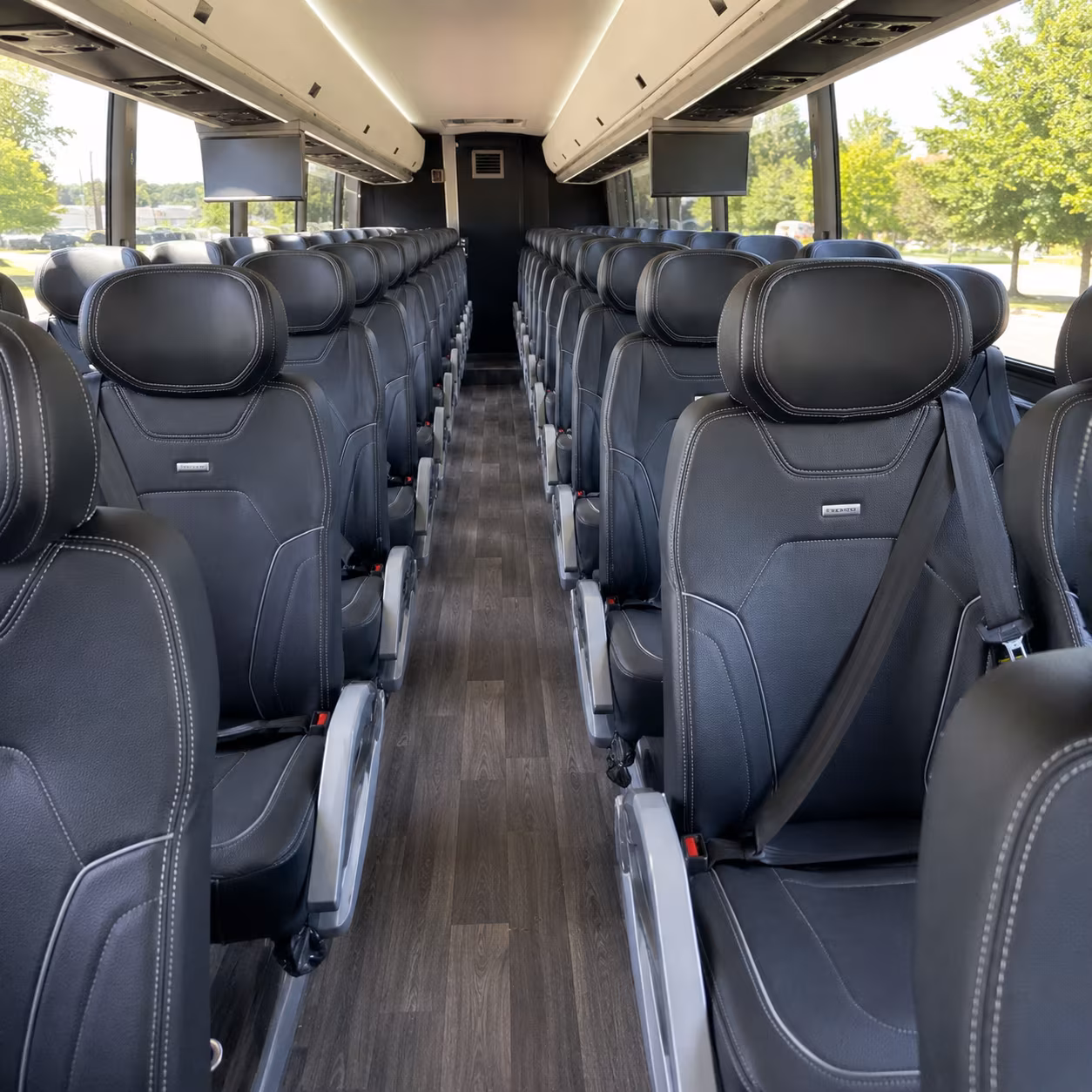 moore sporting event transportation onboard seating