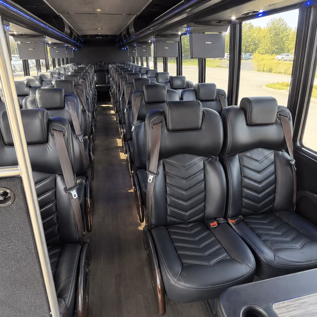 moore wedding transportation onboard seating